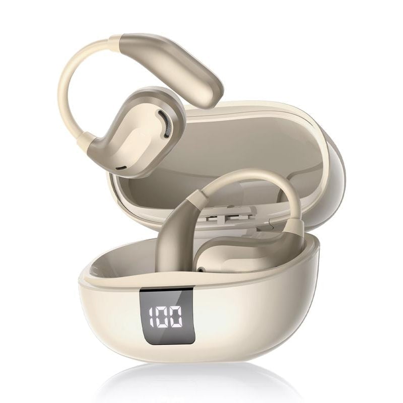 Hi-Fi Sports Bluetooth 5.4 Ear-Hook Headphones with Noise Cancelling