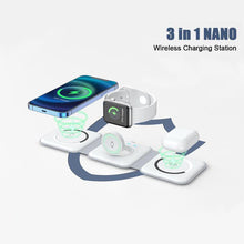 Load image into Gallery viewer, Saker Triple-fold Magnetic Wireless Charger