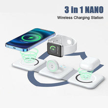 Load image into Gallery viewer, Saker Triple-fold Magnetic Wireless Charger