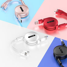 Load image into Gallery viewer, Multi-function 3 in 1 USB Charging Cable