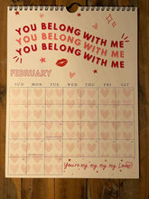 Load image into Gallery viewer, 🎤Now we’ve dropped the 2025 TS Lyrics Calendar!