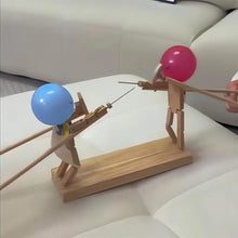 Load image into Gallery viewer, 🎈Wooden Fencing Puppets🎈