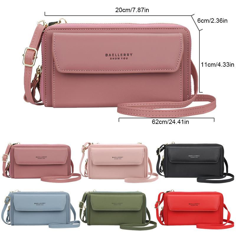 Women Small Crossbody Phone Bag, Cluth with Card Slot