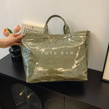 Load image into Gallery viewer, Women&#39;s Letters Print Tote Bag