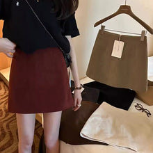 Load image into Gallery viewer, A-line Corduroy Casual Skirt