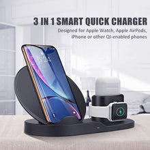 Load image into Gallery viewer, 3 in 1 Wireless Charging Station