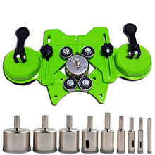 Load image into Gallery viewer, Saker Adjustable Drill Bit Hole Saw Guide Jig