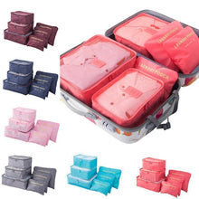 Load image into Gallery viewer, 6 Pieces of Portable Luggage Packing Cubes