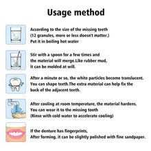 Load image into Gallery viewer, Moldable False Teeth for Temporary Tooth Fillings