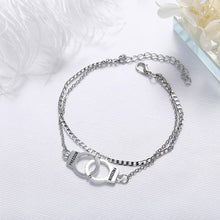 Load image into Gallery viewer, Two-layer Handcuffs Anklet