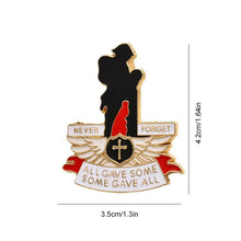 Load image into Gallery viewer, Red Poppy Remembrance Day Badge
