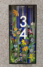 Load image into Gallery viewer, Custom House Number Stained Glass Mosaic