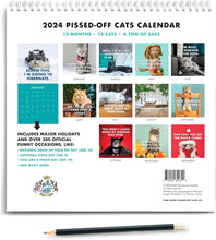 Load image into Gallery viewer, 2025 Pissed-Off Cats Calendar