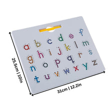 Load image into Gallery viewer, 2-in-1 Double Sided Magnetic Alphabet Edition