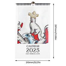 Load image into Gallery viewer, Ugly Medieval Cats Calendar 2025