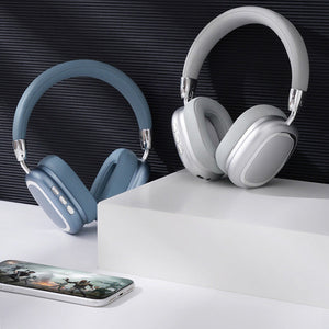 Wireless Headphones with Built-in Microphone
