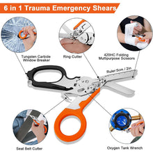 Load image into Gallery viewer, SAKER 6 In 1 Multifunctional Trauma Shears