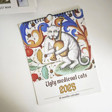 Load image into Gallery viewer, Ugly Medieval Cats Calendar 2025