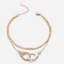 Load image into Gallery viewer, Two-layer Handcuffs Anklet
