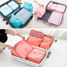 Load image into Gallery viewer, 6 Pieces of Portable Luggage Packing Cubes