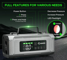 Load image into Gallery viewer, Saker Jump Starter with Air Compressor 6-in-1 Multifunctional