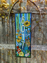Load image into Gallery viewer, Custom House Number Stained Glass Mosaic