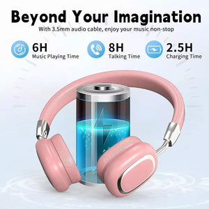 Wireless Headphones with Built-in Microphone