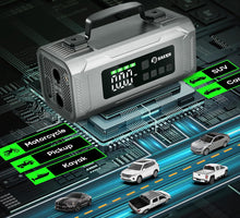 Load image into Gallery viewer, Saker Jump Starter with Air Compressor 6-in-1 Multifunctional