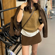 Load image into Gallery viewer, A-line Corduroy Casual Skirt