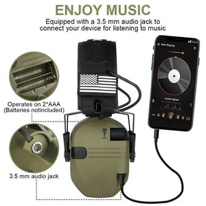 Professional Tactical Shooting Noise-Reduction Earmuffs