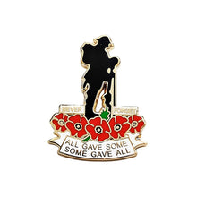 Load image into Gallery viewer, Red Poppy Remembrance Day Badge