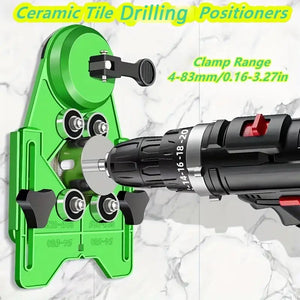 Saker Adjustable Drill Bit Hole Saw Guide Jig
