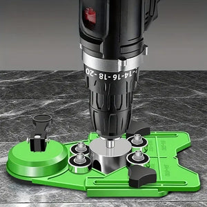 Saker Adjustable Drill Bit Hole Saw Guide Jig