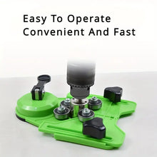 Load image into Gallery viewer, Saker Adjustable Drill Bit Hole Saw Guide Jig