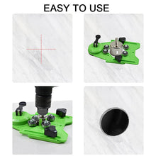 Load image into Gallery viewer, Saker Adjustable Drill Bit Hole Saw Guide Jig
