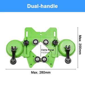 Saker Adjustable Drill Bit Hole Saw Guide Jig